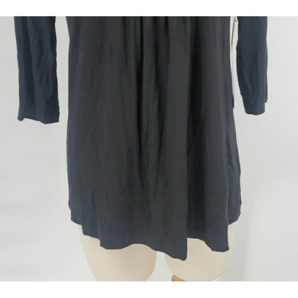 MIRACLEBODY by Miraclesuit Womens Sz M Black Stretch Pleated Slimming Top NWT - Picture 4 of 9